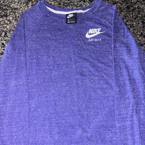 Nike Purple Long Sleeve Shirt Womens Medium